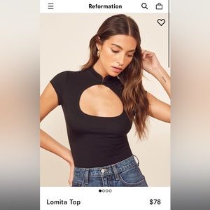 Reformation Lomita Top.